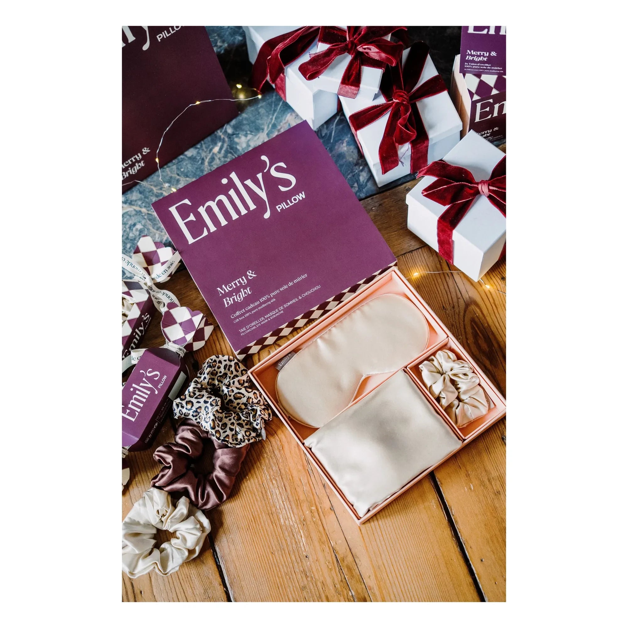 Emily's Pillow - Silk Sleep Set | Champagne