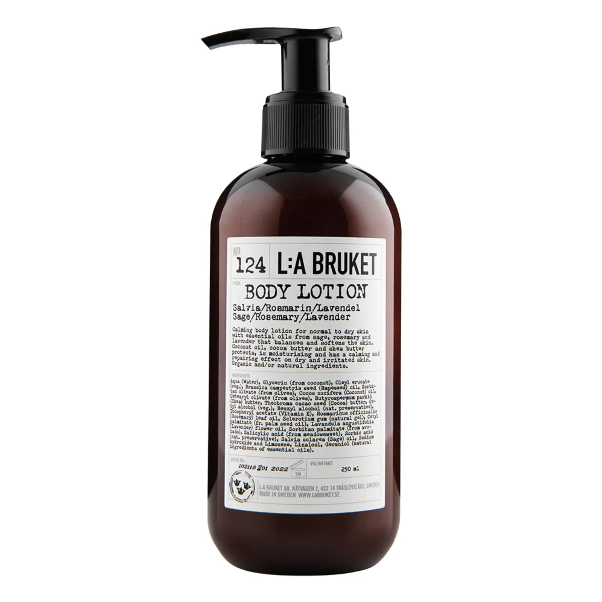 L:A BRUKET - Sage Rosemary and Lavender Body Lotion 124 - 240 ml