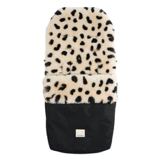 BINIBAMBA - Universal Stroller Foot Cover, Lambskin | Leopard