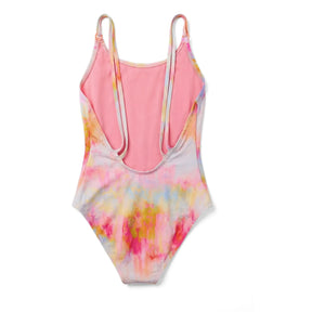 Lison Paris - 1 Piece Swimsuit Daiquiri Batik Pattern Recycled Fibers | Pink