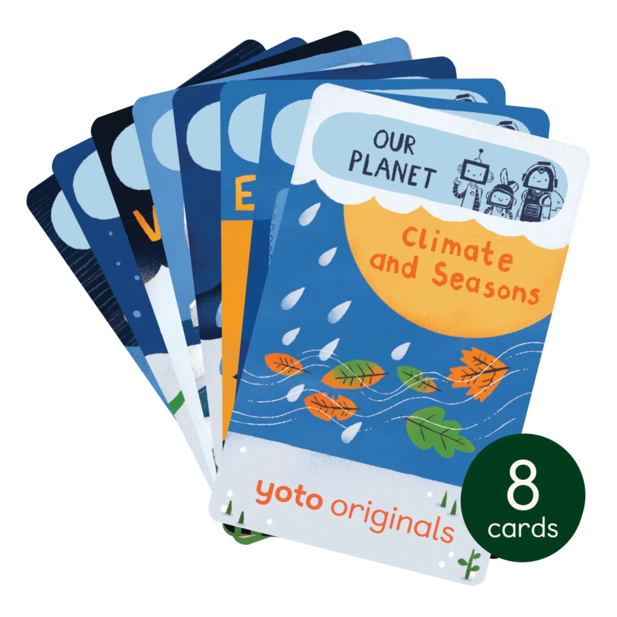 Yoto Player - Yoto Gezegenimiz kartları - 8'li Paket