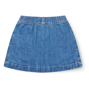 Copenhagen Colors - Organic cotton denim skirt | Blue