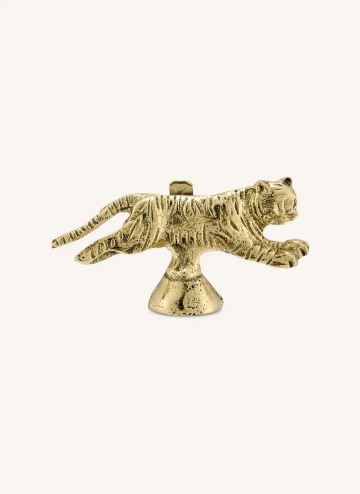 Doing Goods - Tyler Tiger Brass Card Holder | Gold