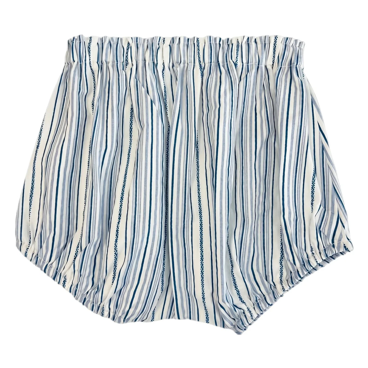 Editions Aimable - Bloomer Bérénice | Azure Striped Poplin