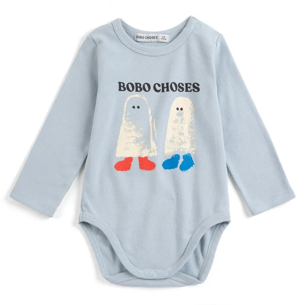 Bobo Choses - Organic cotton ghost bodysuit | Light blue