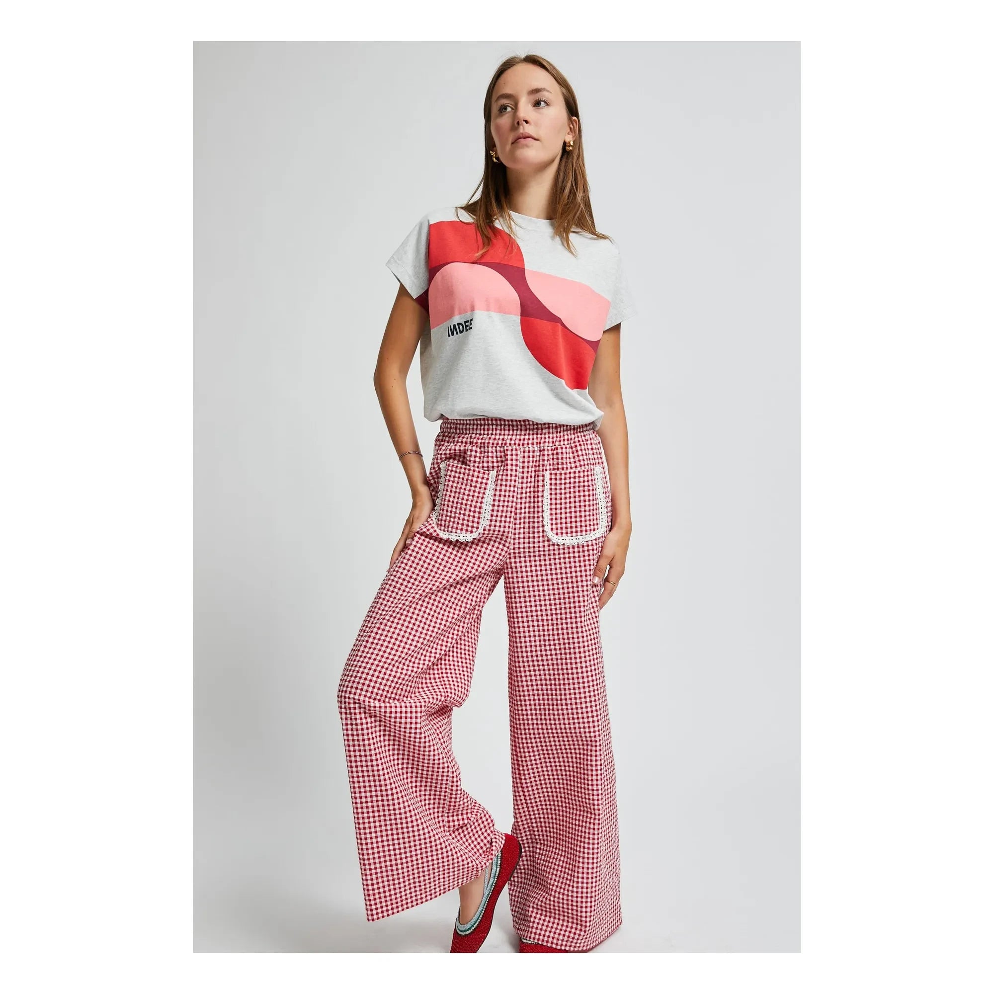 Indee - Vanuatu Vichy Pants | Red