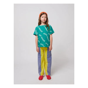 Bobo Choses - Renk Bloklu Organik Pamuk Jeans | Sarı