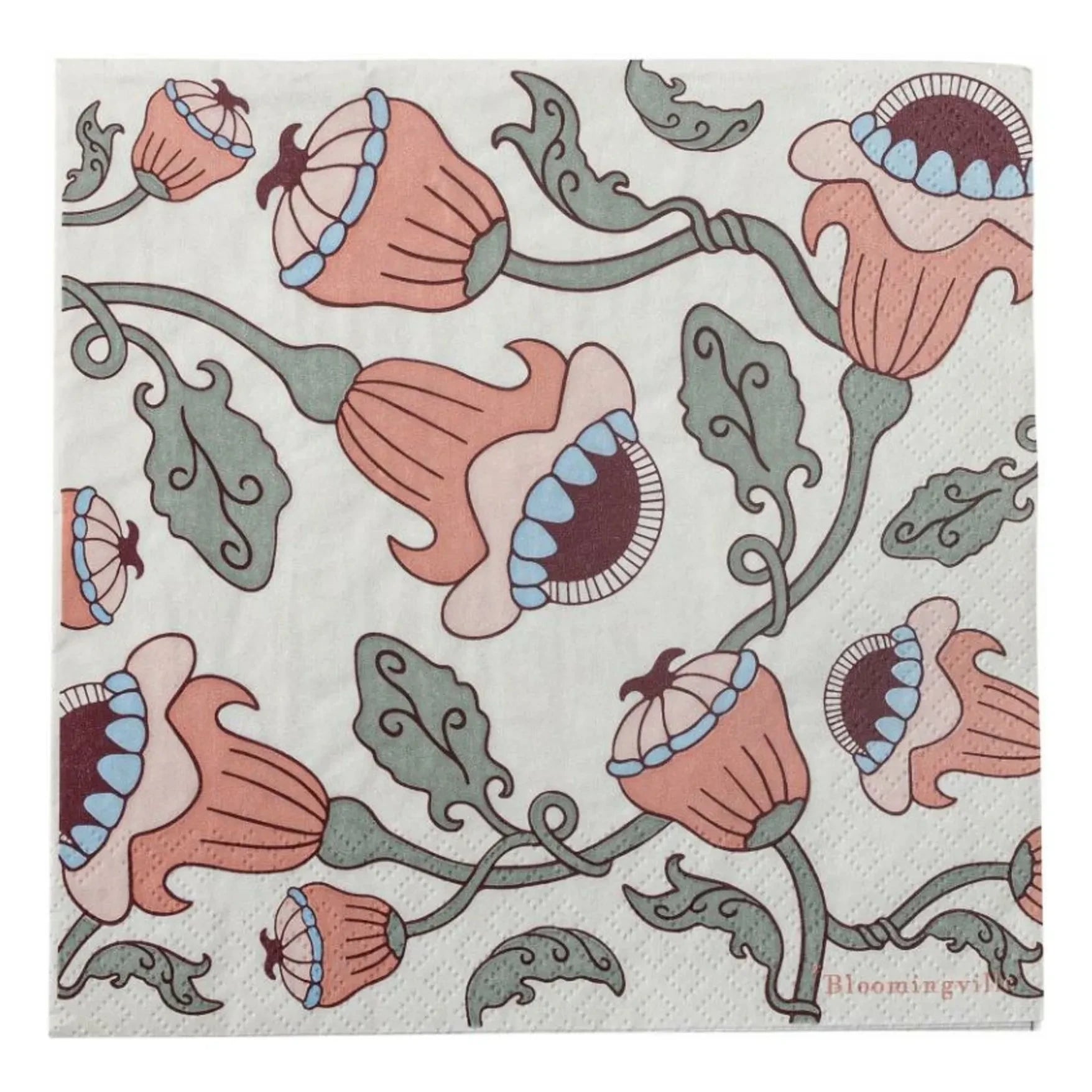 Bloomingville - Fazila napkins - Set of 20 | Pink