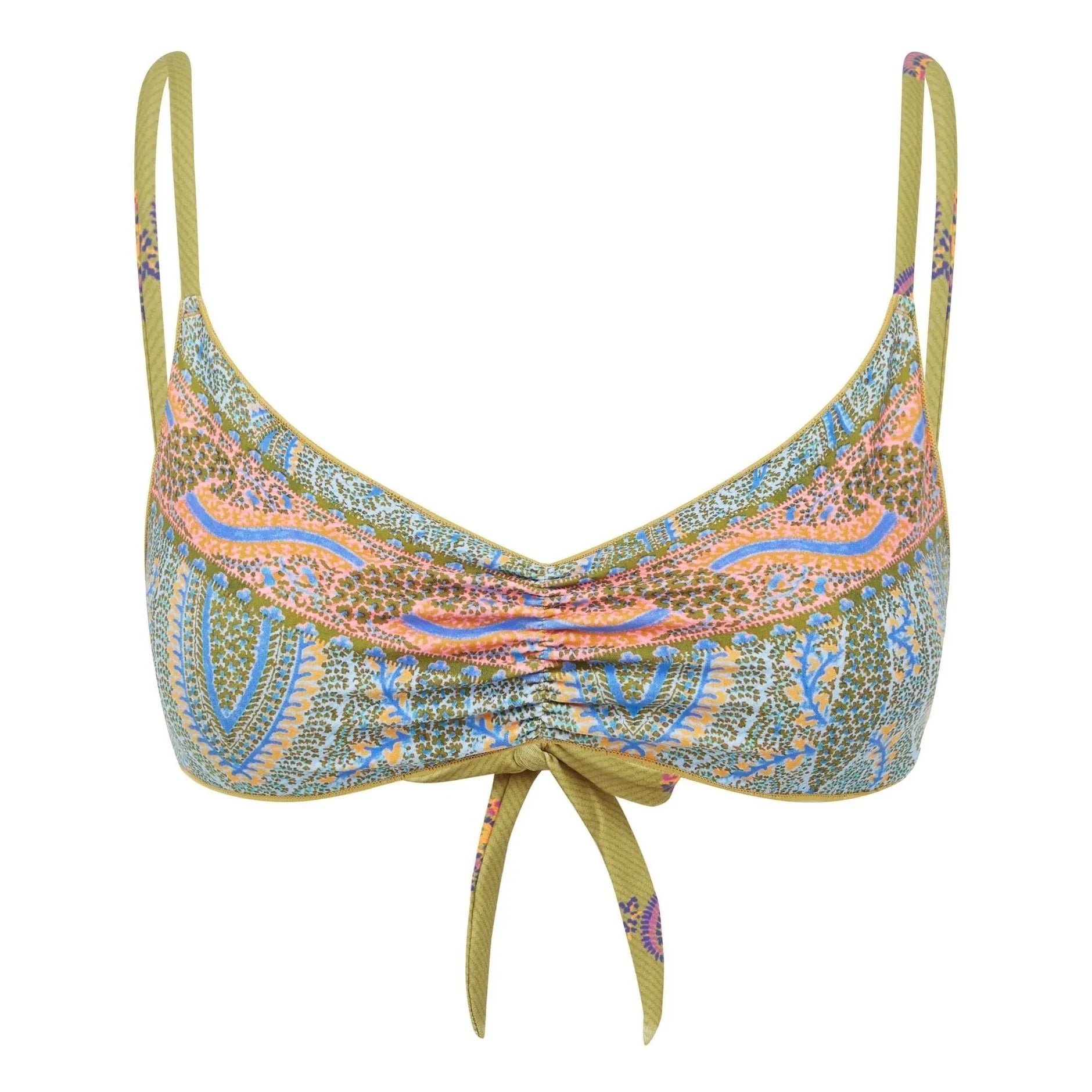 Boteh - Lucent Bikini Top | Blue