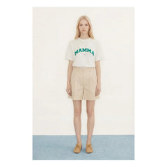 The Tiny Big Sister - Mamma Organic Cotton T-Shirt | Off White