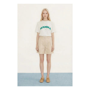 The Tiny Big Sister - Mamma Organic Cotton T-Shirt | Off White
