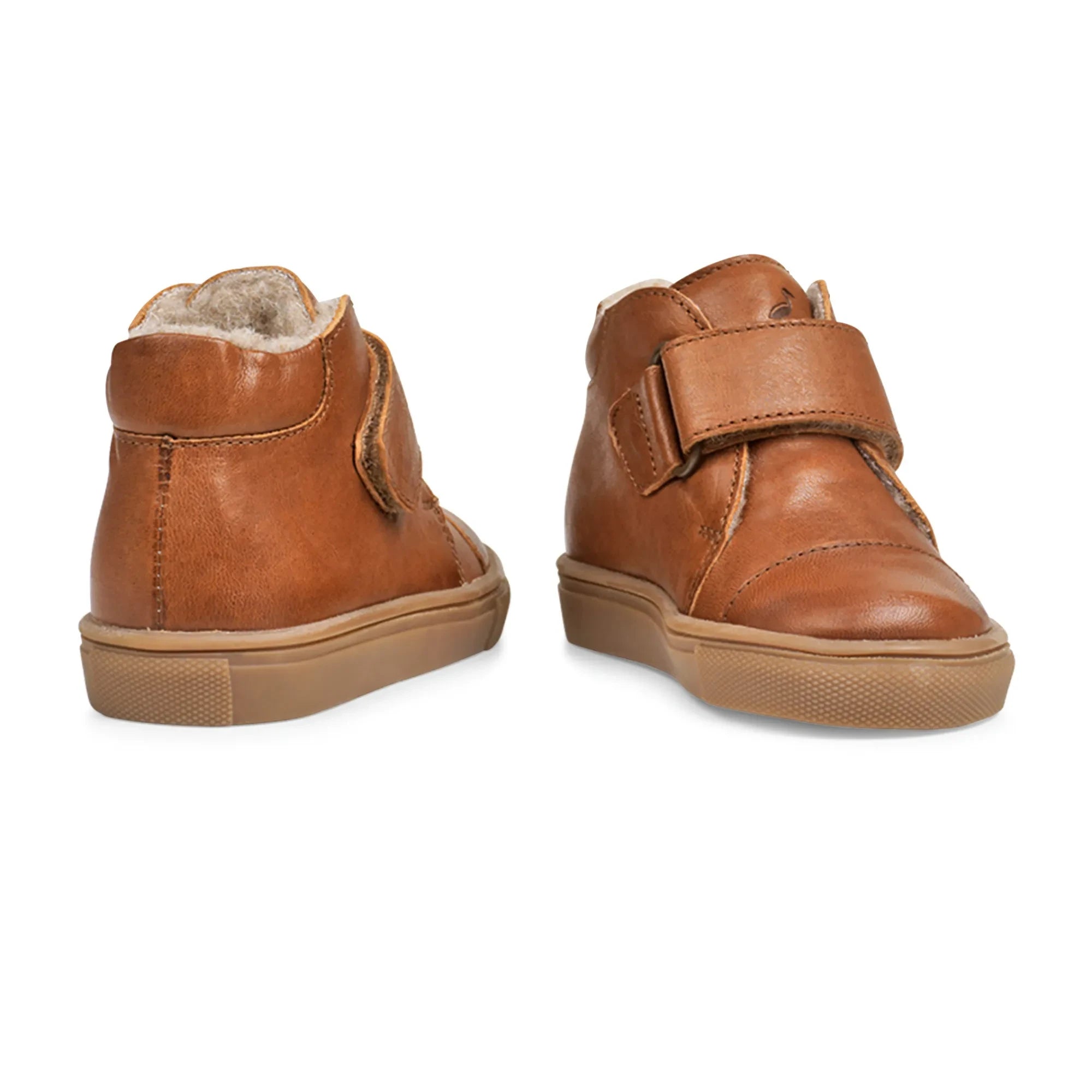 Petit Nord - Toasty 1-Cırt Cırtlı Sherpa Astarlı Sneakers | Konyak