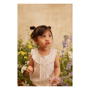 Louise Misha - Jada Romper | White