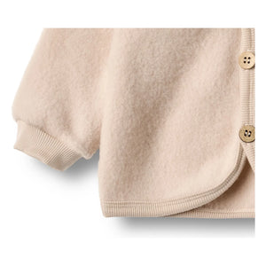Wheat - Kari Merino Wool Cardigan | Dust Pink