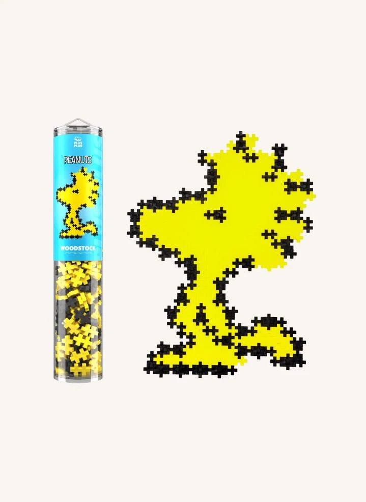 Plus-Plus - Woodstock Tube - 275 Pieces - Plus-Plus x Peanuts | Yellow