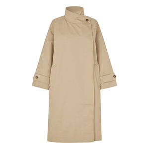 Lollys Laundry - Russi Cotton Trench Coat | Beige