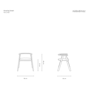 Nobodinoz - Growing Green Sandalye | Kırmızı