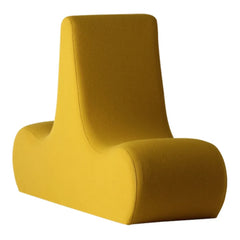 Verpan - Welle Double Lounge Module - Wool | Yellow