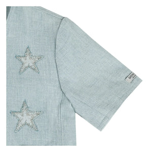 Donsje - Denim Chellèe Etoiles Jacket | Light blue
