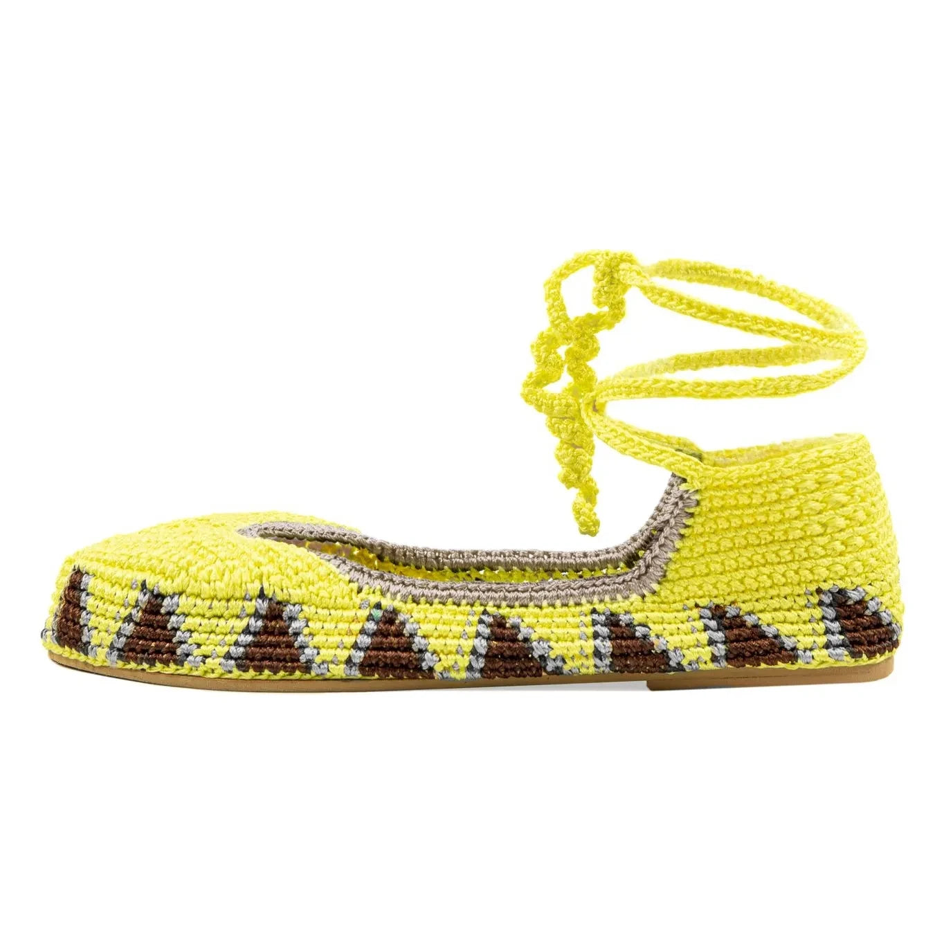 Kashura - Ballet Shoes High Mustard Yellow | Yellow