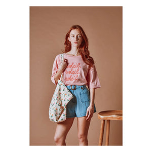 Emile et Ida - Soleil Organic Cotton T-shirt | Pink