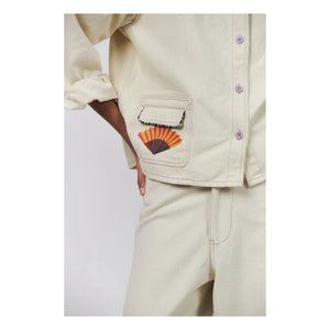 Lollys Laundry - April Pamuk ceket | Krem