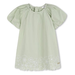 Chloé - Organic Cotton Poplin Dress | Mint Green