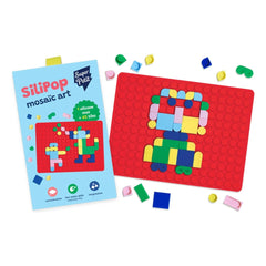 Superpetit - Silipop klipsli mozaik seti | Kırmızı