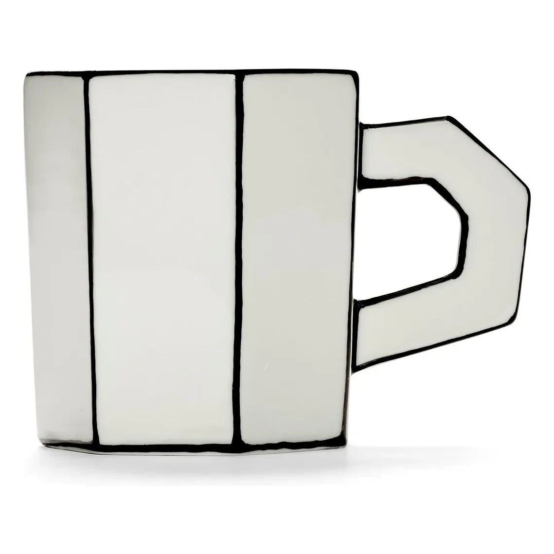 Serax - Carte blanche Tea Cup - Set of 2 | Noir/White