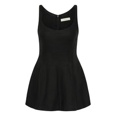 Faithfull the Brand - Syna Linen and Cotton Top | Black