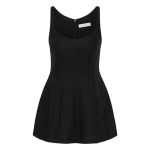 Faithfull the Brand - Syna Linen and Cotton Top | Black