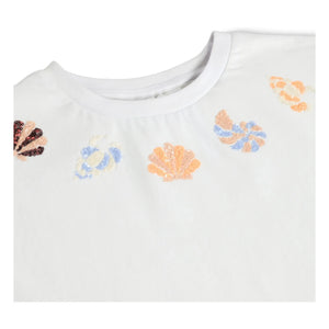 Molo - Ranva Shell Organic Cotton T-Shirt | White