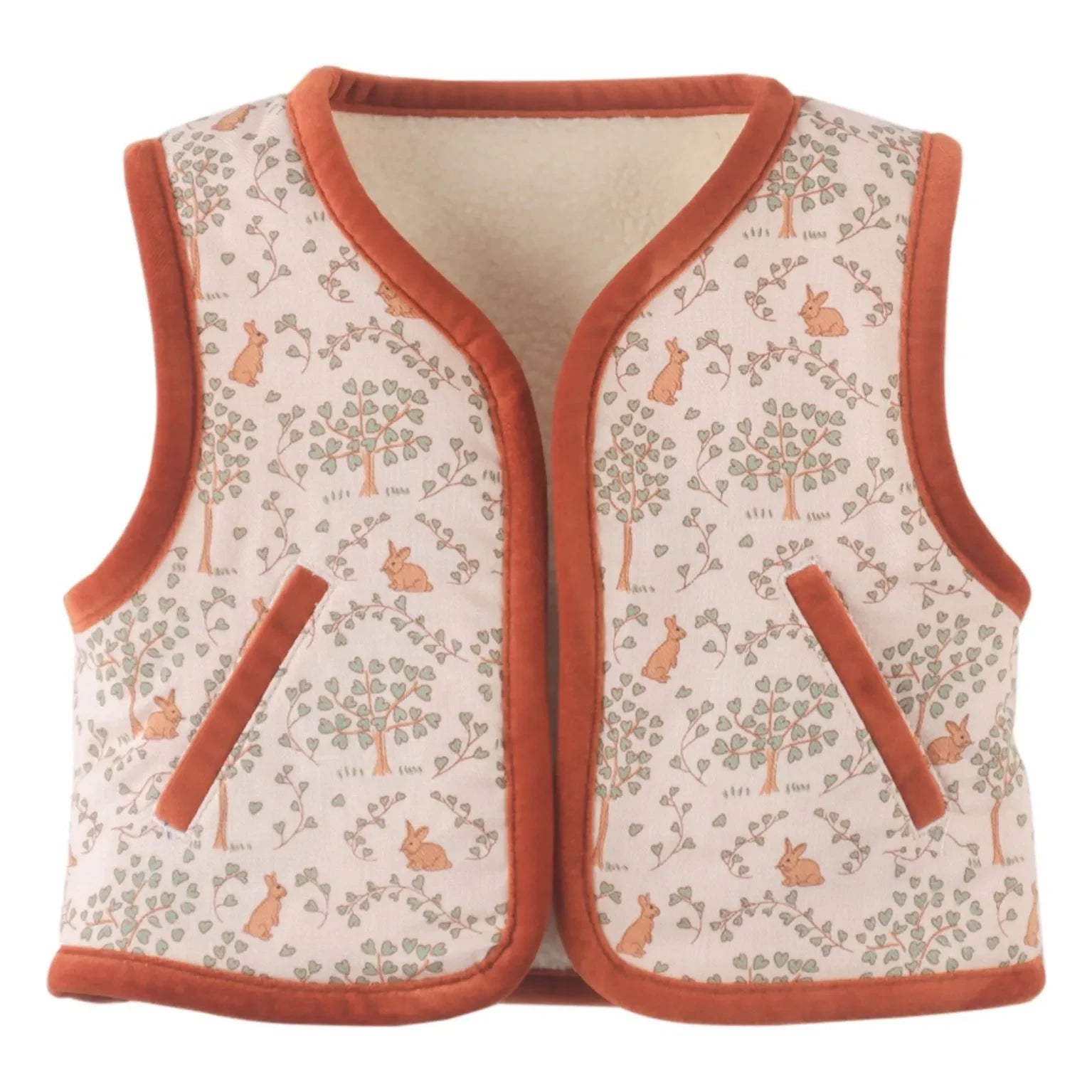 Gingersnaps - Glade Double-Sided Vest | Ecru