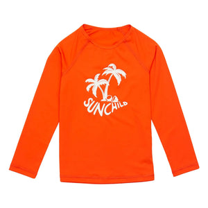 Sunchild - Saco Palmtree UV Protective T-Shirt | Orange