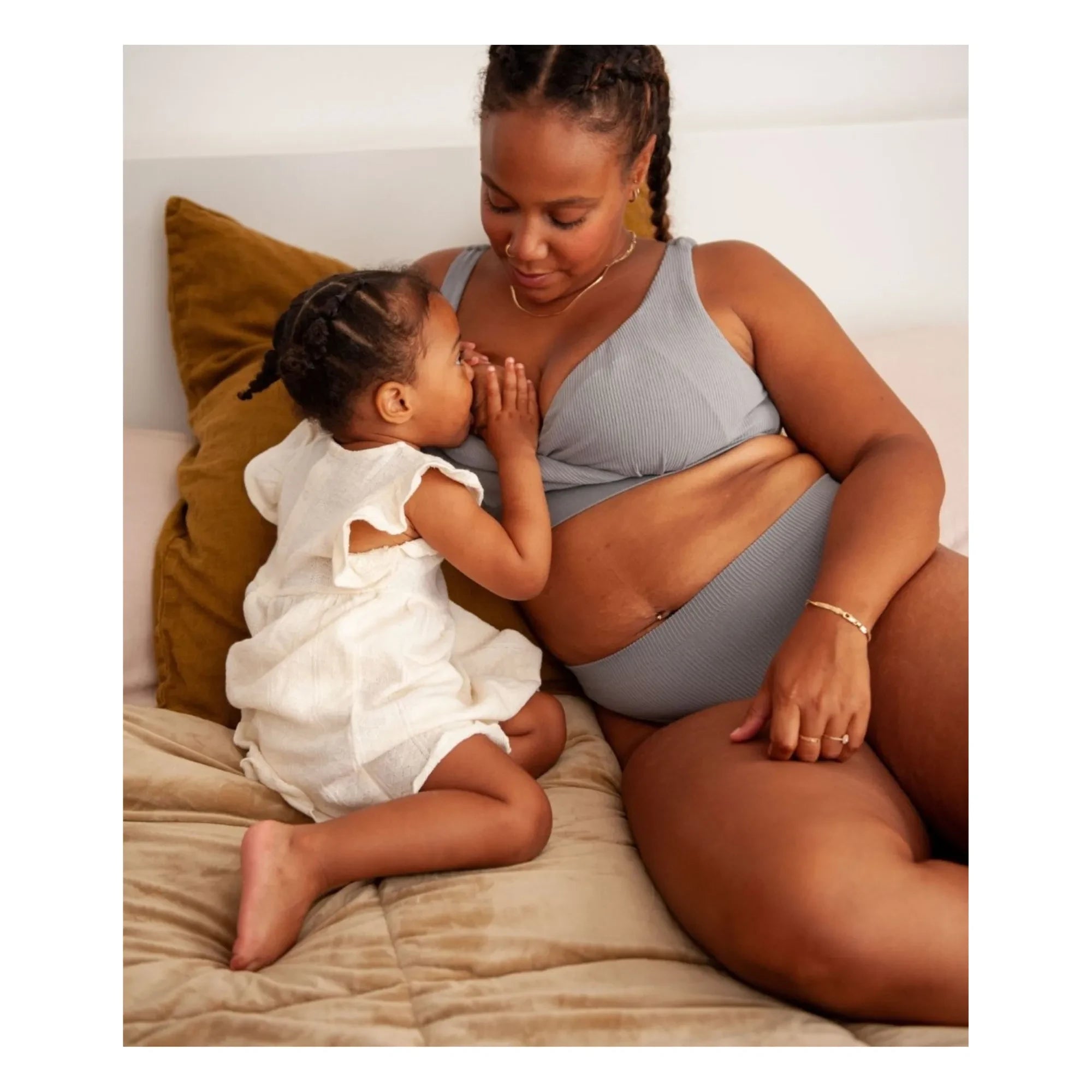 Mama Hangs - Daily Classic Underwear | Gray Blue