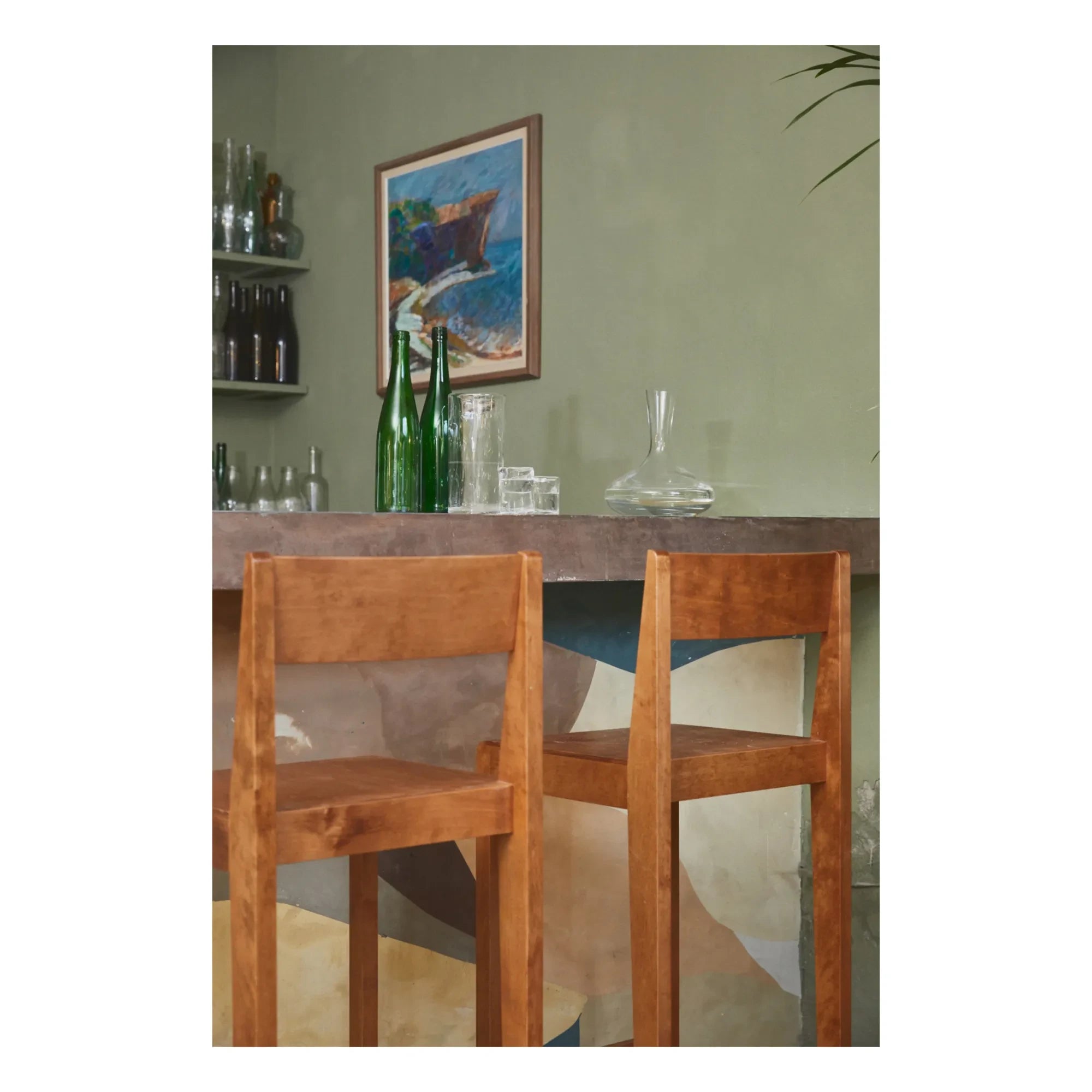 Frama - Wooden Bar Stool