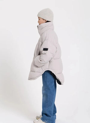 Finger in the nose - Snowbag Dolgulu Ceket | İnci grisi