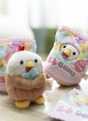 Nici - Keko Rooster Plush Toy in Candy Costume | White