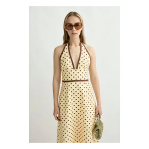 Posse - Bowie Linen and Cotton Dress | Vanilla