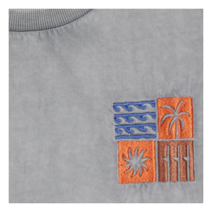 Tumble N'Dry - Sunbury Oversized Organic Cotton T-Shirt | Light Gray