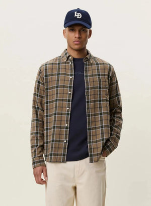 Les Deux - Vintage Kareli Gömlek | Taupe brown