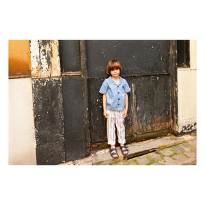 Louis Louise - Striped Gazelle Pants | Light blue