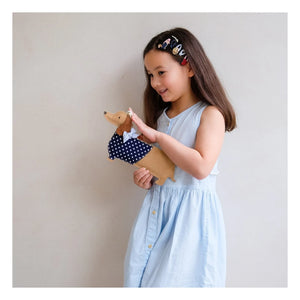 Mimi & Lula - 5-Piece Paris Mini Hair Clip Set | Navy