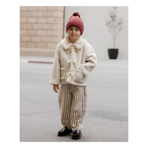 Rylee + Cru - Off-white Sherpa jacket