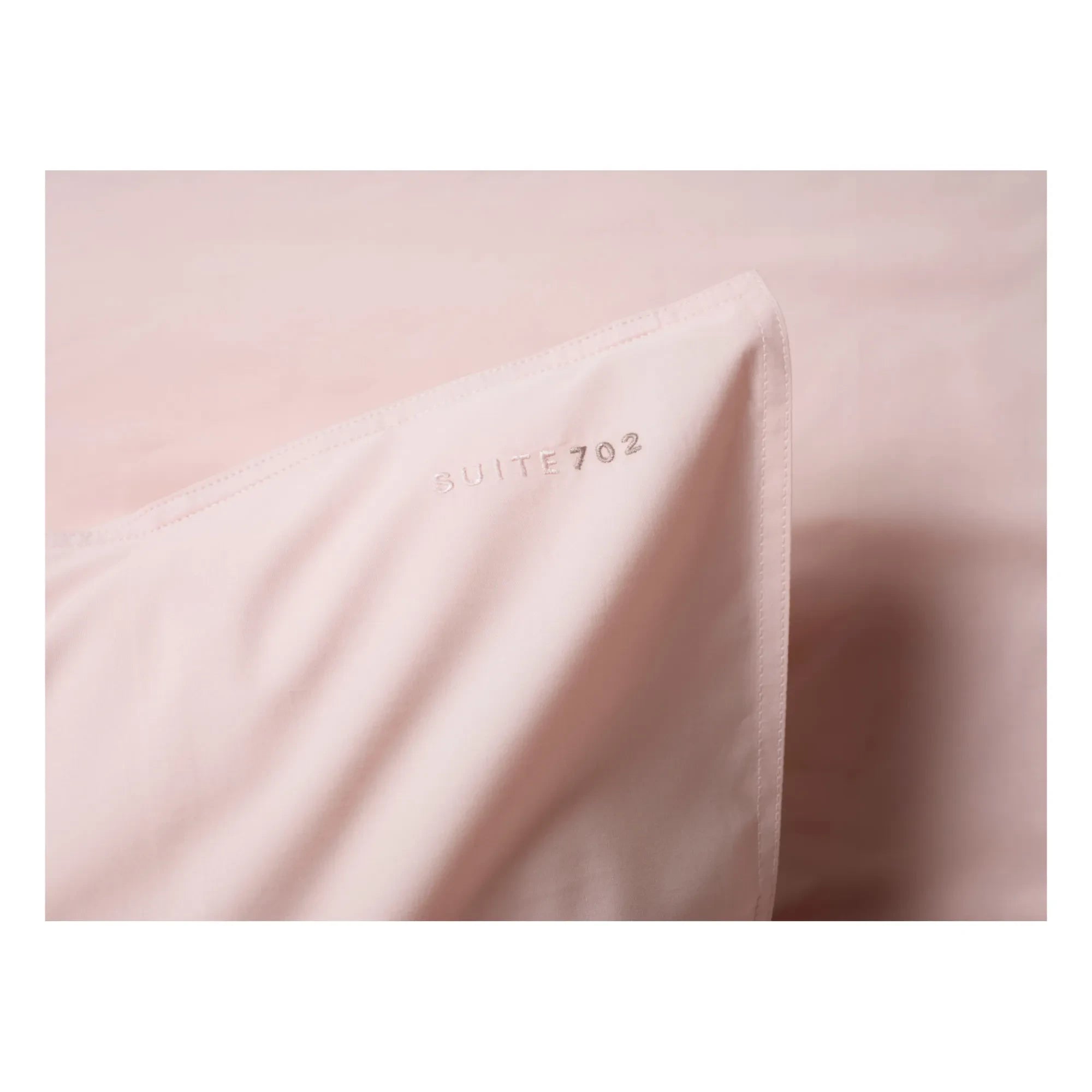 Suite 702 - Organic Cotton Percale Pillowcase | Powder Pink