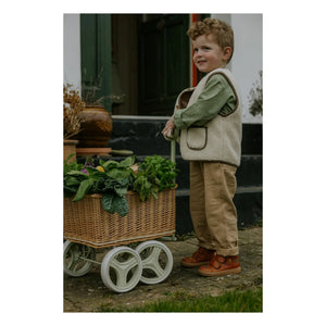 Petit Nord - Autumn Harvest Scuffed Sneakers - Uniqua Collection | Cognac