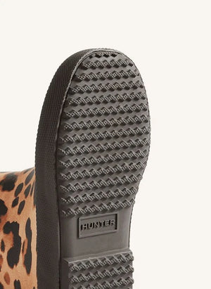 Hunter - First Leopard Rain Boots | Brown
