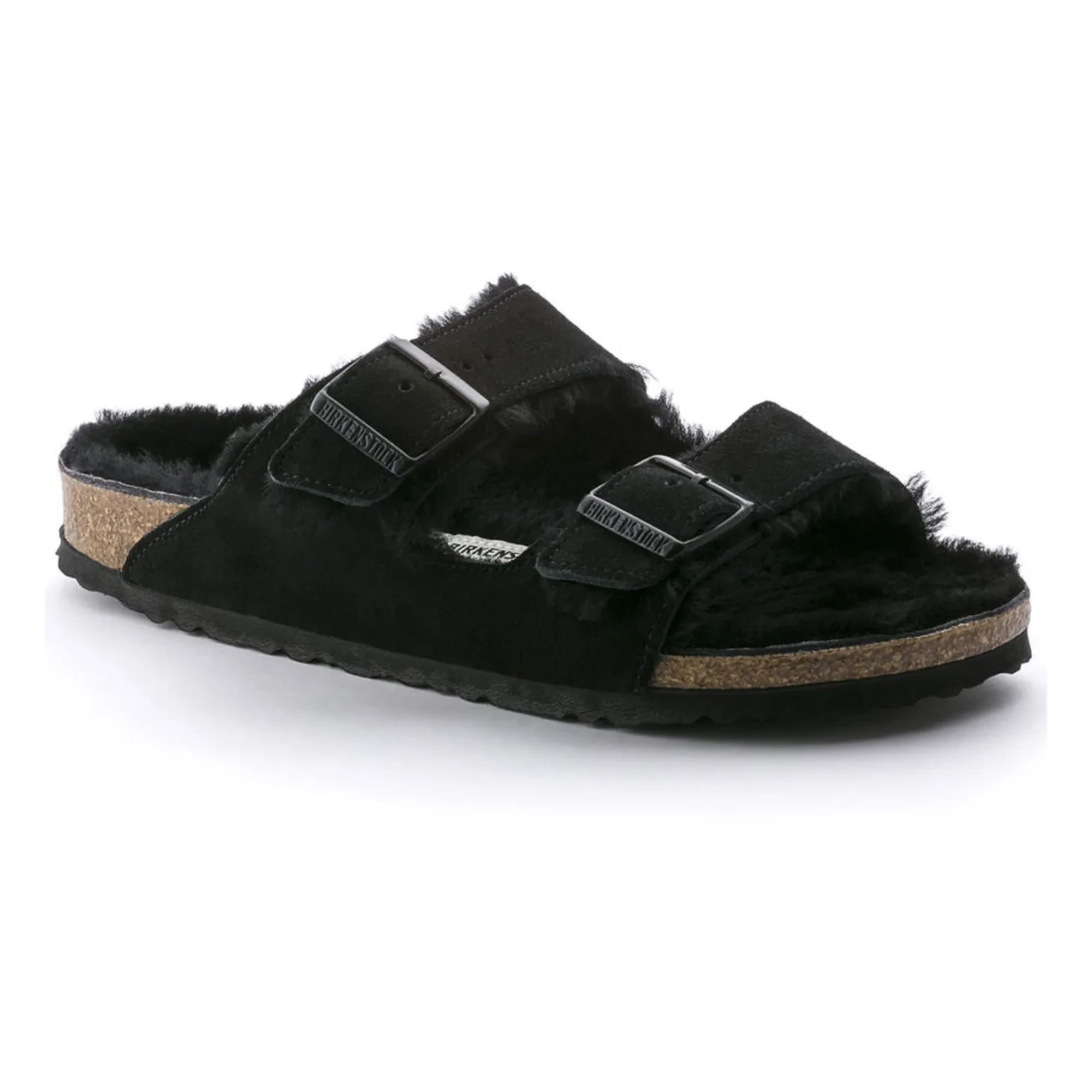 BIRKENSTOCK - Shearling Arizona Sandals - Adult Collection | Black