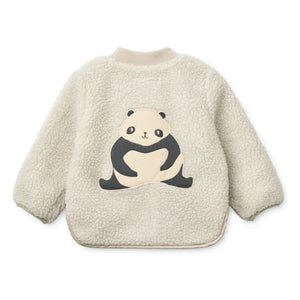 Liewood - Lora Panda Recycled Fiber Sherpa Jacket | Off-White