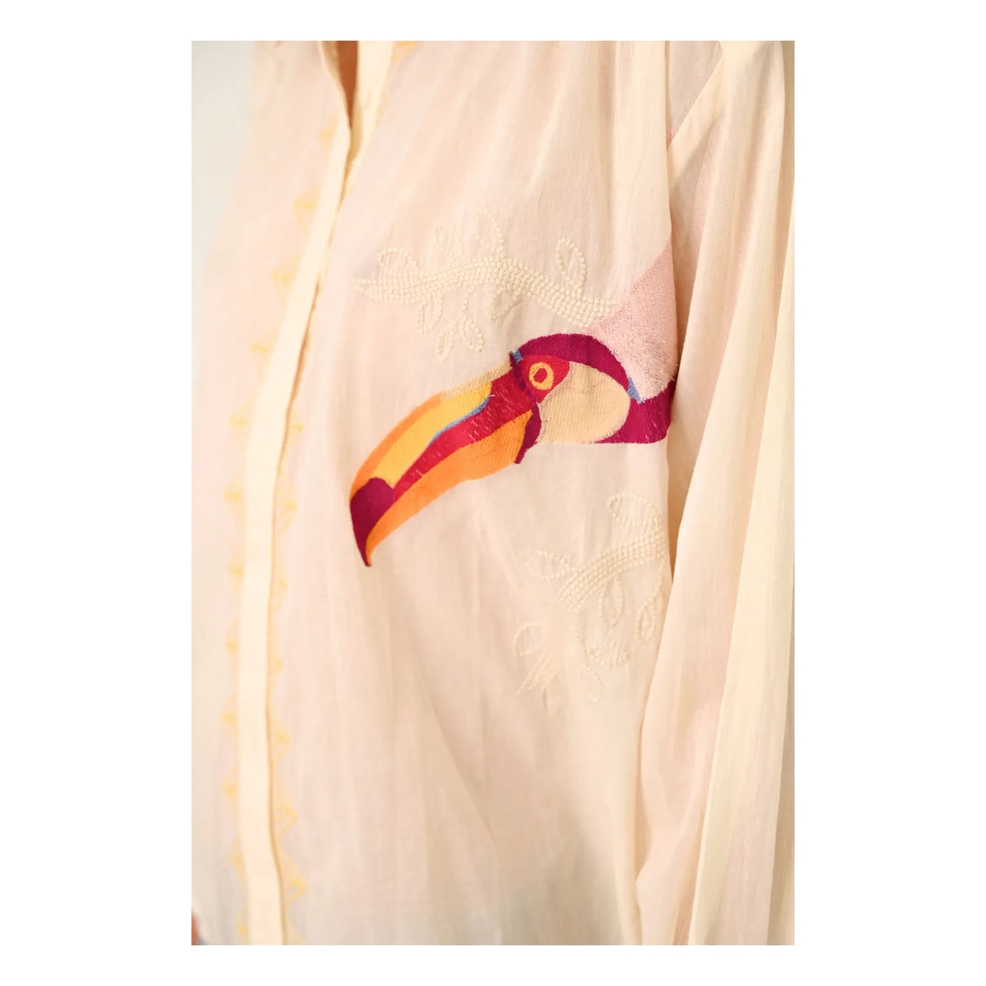Sacrécoeur - Ali Pelican Gömlek Cotton Veil | Beyaz